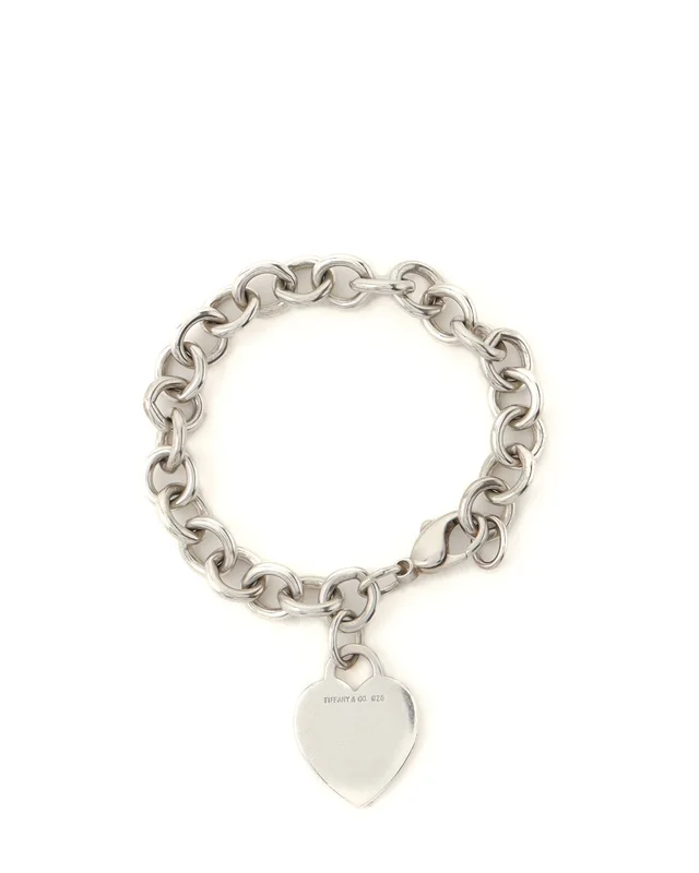 Tiffany & Co. Heart Silver Bracelet in Silver from A Retro Tale