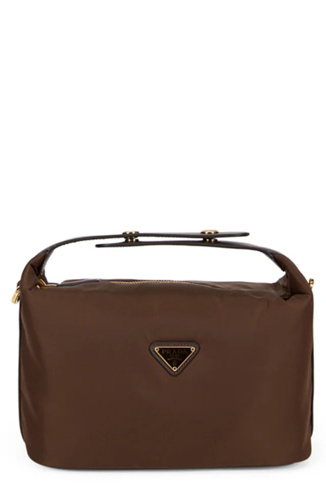 Prada Re-Nylon Shoulder Bag — Brown in Brown Nylon from HEWI