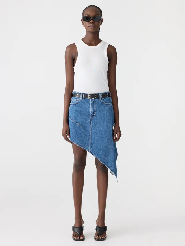 Bassike Deconstructed Denim Skirt from bassike, photo 1 of 1