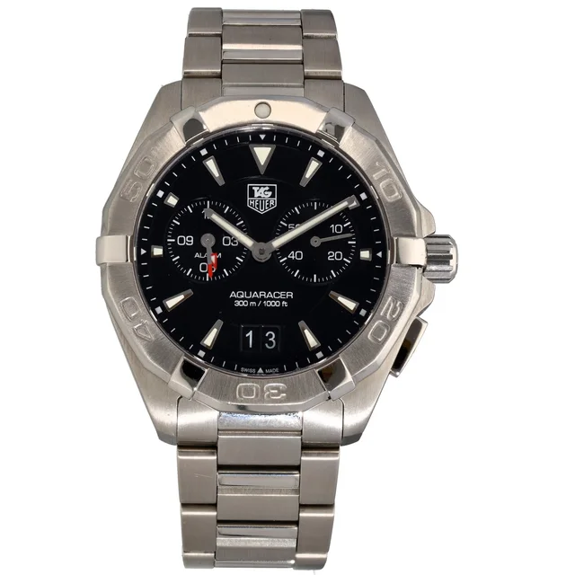 TAG Heuer Aquaracer WAY111Z 41mm Stainless Steel Watch from H&T