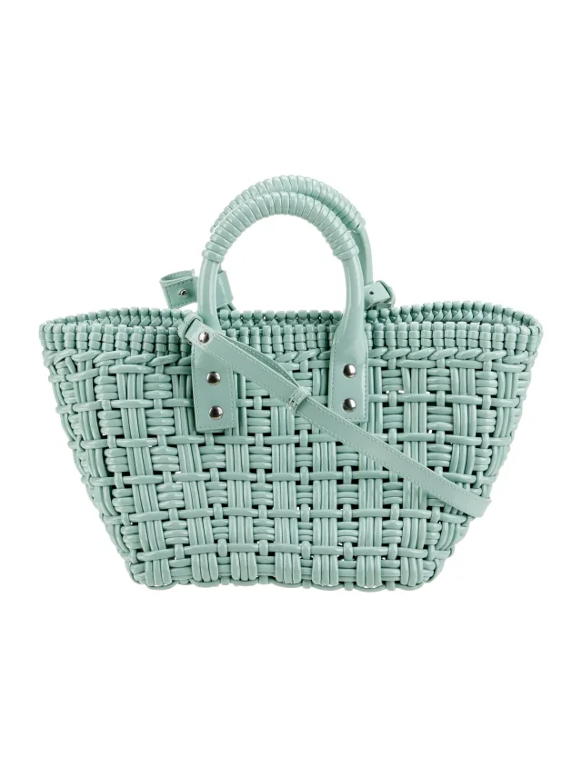 Balenciaga Top Handle handbags in green from The RealReal