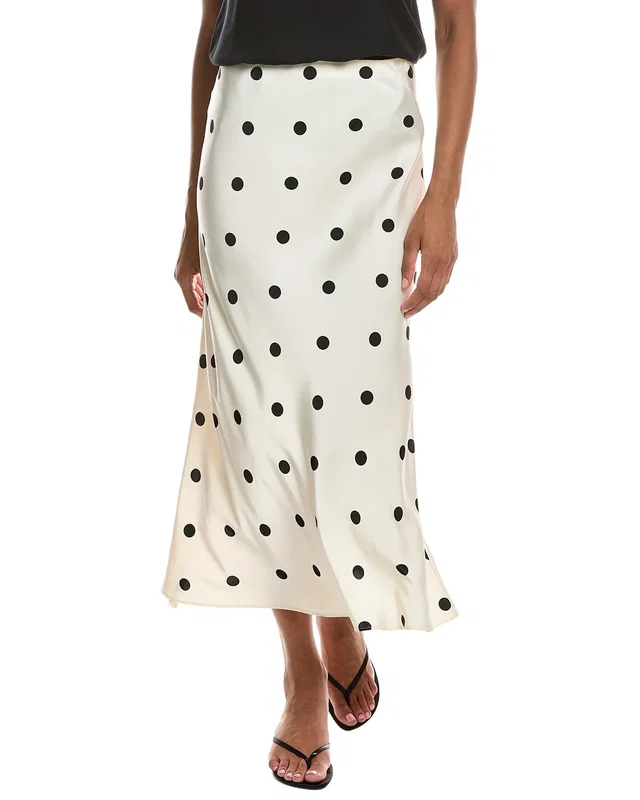 Bardot Phoebe Satin Midi Skirt, image 1 of 1 from Gilt