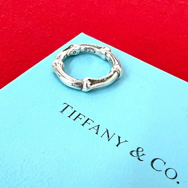Tiffany & Co. Vintage Bamboo Ring 925 Sterling Silver in Silver from The Reluxe