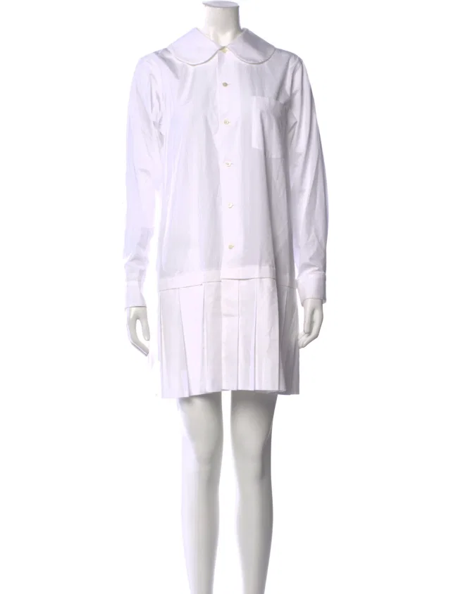 Comme des Garçons Girl Mini Dress in white from The RealReal