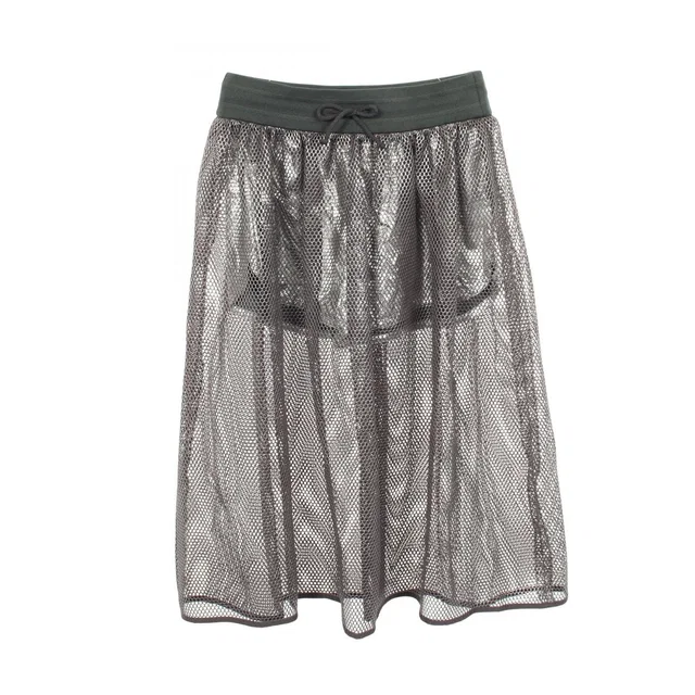 Dior Skirt Mesh Gray in Grey from The Reluxe