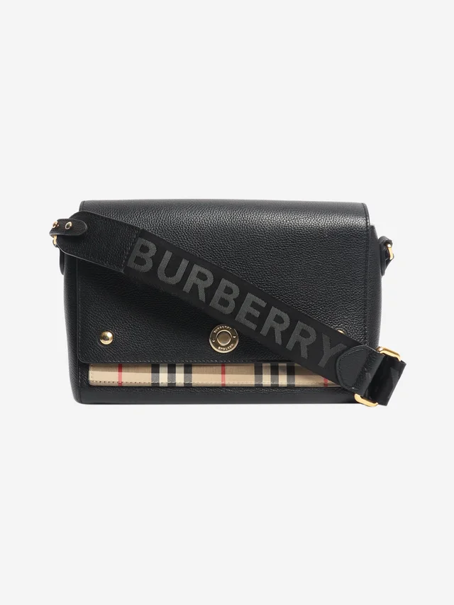 Burberry Black Note bag in Black Leather from Sign of the Times