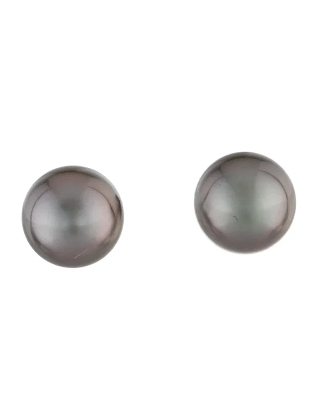 Mikimoto 18K South Sea Pearl Stud Earrings in multicolor from The RealReal