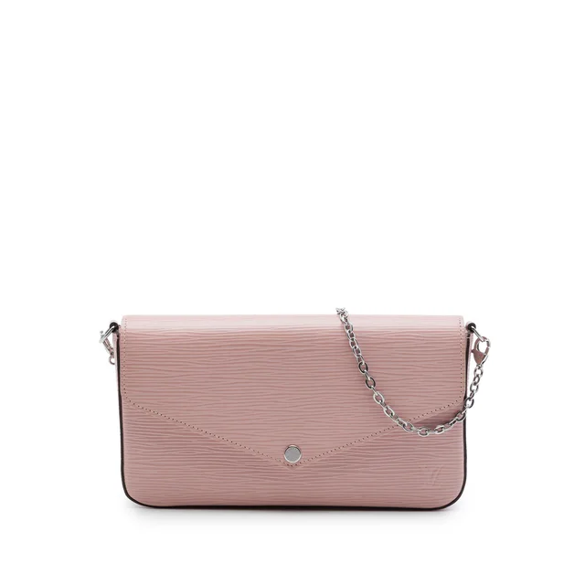 Pink Louis Vuitton Epi Pochette Felicie Crossbody Bag in Pink Leather from Designer Revival, photo 1 of 1