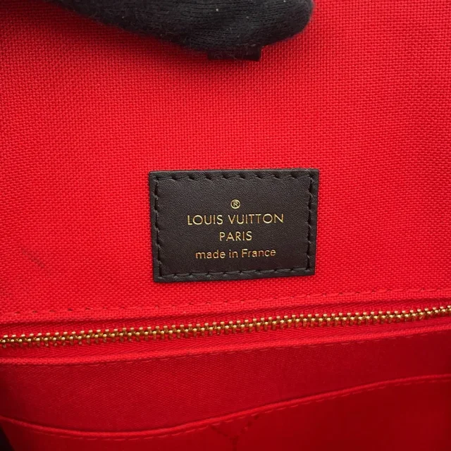 Louis Vuitton Onthego RedM44576 Monogram Reverse Canvas Monogram Giant Size GM in Canvas from GALLERY RARE, photo 16 of 16
