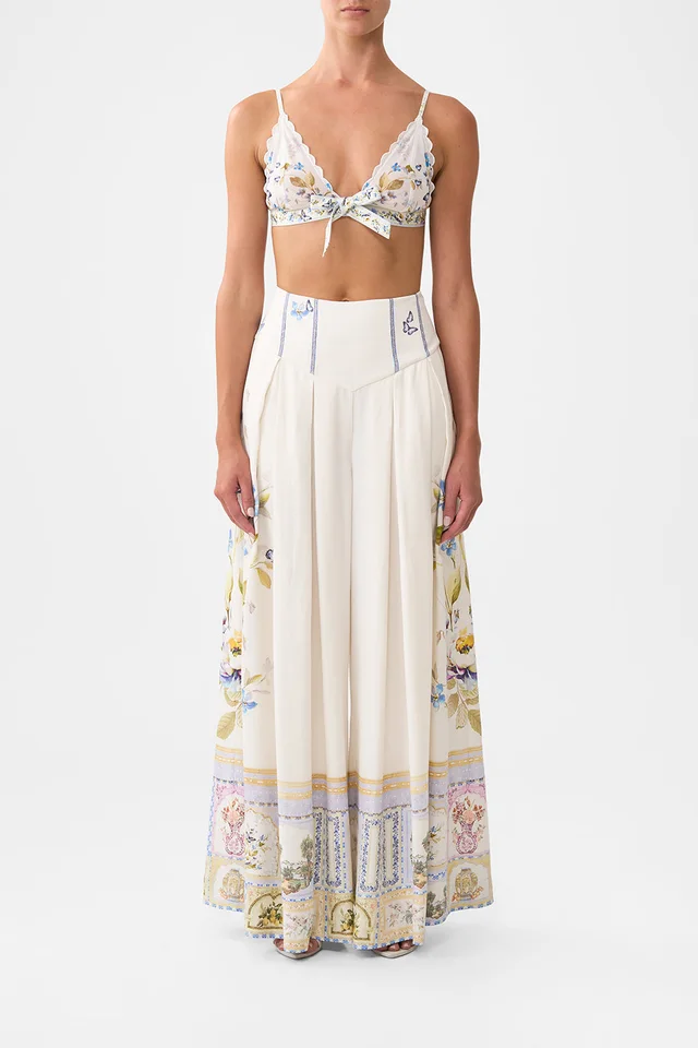 Camilla eBoutique SCALLOPED EDGE TRIANGLE BRALETTE WITH BOW FRONT BOTANICAL BALLADS from CAMILLA, photo 1 of 1