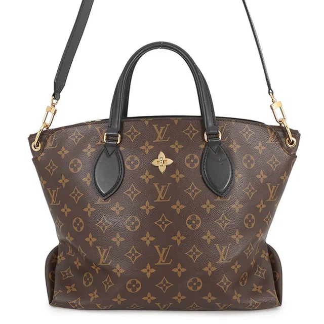 Louis Vuitton Flower Zip Tote NoirM44347 Monogram Size MM from GALLERY RARE