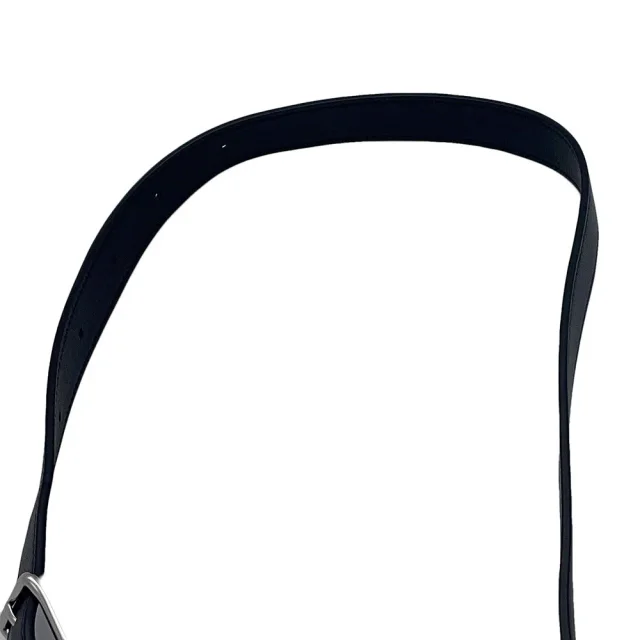 Celine logo messenger bag Black194503DOT Leather in Leather from GALLERY RARE, photo 15 of 18