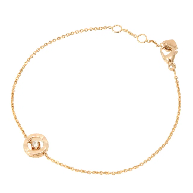 Chanel 18K Coco Crush Bracelet, Pink Gold in Pink from VINTAGE QOO TOKYO