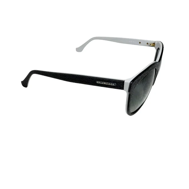 Balenciaga Women's Sunglasses - Grey in gray from Depop, photo 1 of 1