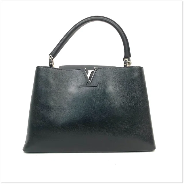 Louis Vuitton Glazed Calfskin Capucines in Calfskin from Luxury Promise
