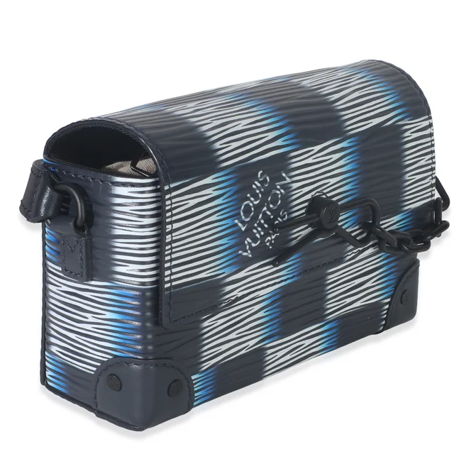 Louis Vuitton Black Blue Damier Rush Epi Steamer Wearable Wallet Leather Handbag in Black Leather from HEWI, photo 2 of 2