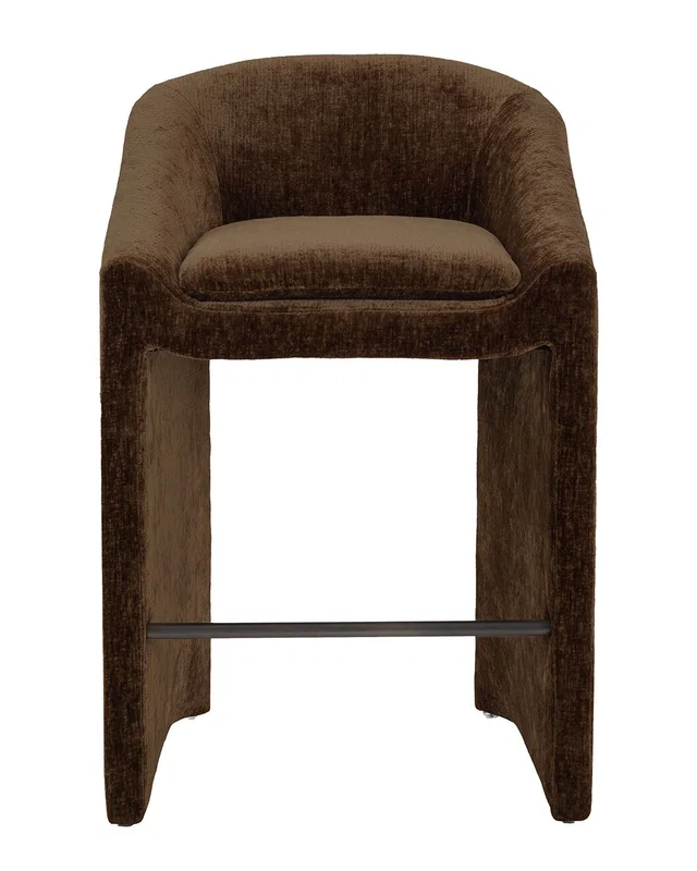 Safavieh Couture Kagan Chenille Barstool, image 1 of 1 from Rue La La