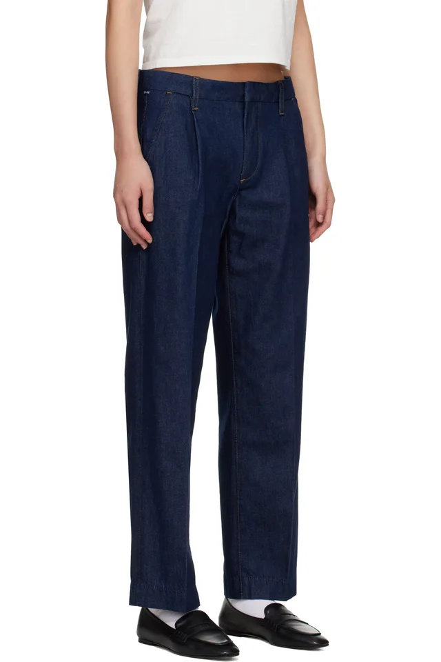 Citizens of Humanity Indigo Mallory Straight Trouser Jeans, photo 2 of 4 from SSENSE