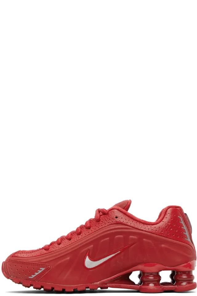 Nike Red Shox R4 Sneakers, photo 3 of 5 from SSENSE
