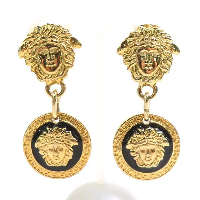 Versace Earrings Gold in Gold from The Reluxe