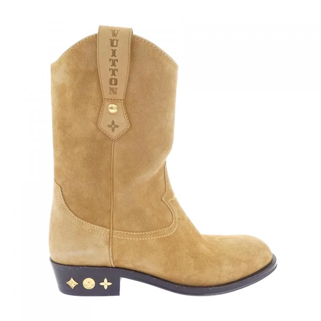 Louis Vuitton Rider Boots in Suede from The Reluxe