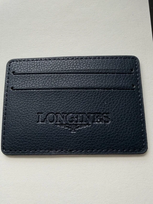 Longines Leather Watch Wallet Card Holder in blue Leather from Poshmark