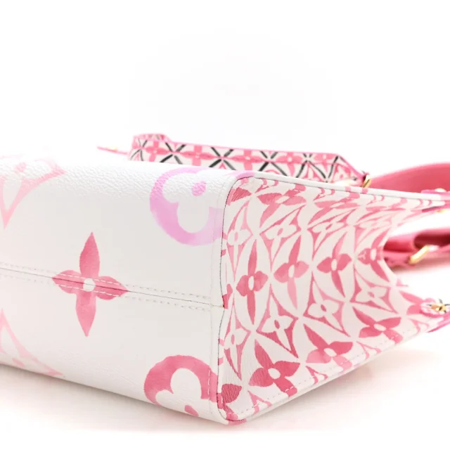 Louis Vuitton Monogram Giant By The Pool 2.0 Onthego PM Pink in Pink Canvas from FASHIONPHILE, photo 9 of 10