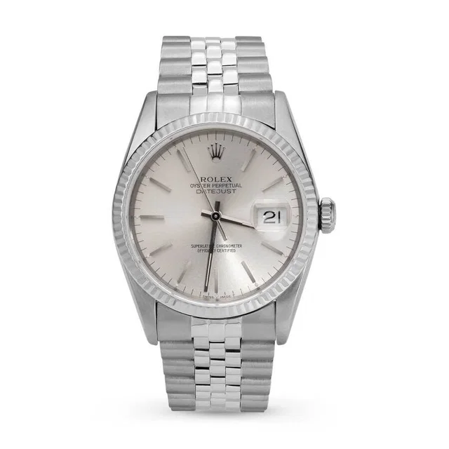 Rolex Datejust Automatic Chronometer Silver Dial Unisex Watch 16234 SSJ in gray|gold|white|silver from Jomashop.com
