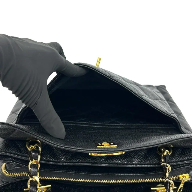 Chanel Matelasse Caviar 2way Shoulder Tote in Black Caviar leather from LuxUness, photo 10 of 10