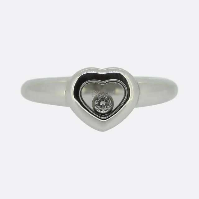 Chopard Happy Diamonds Heart Ring from The Vintage Jeweller
