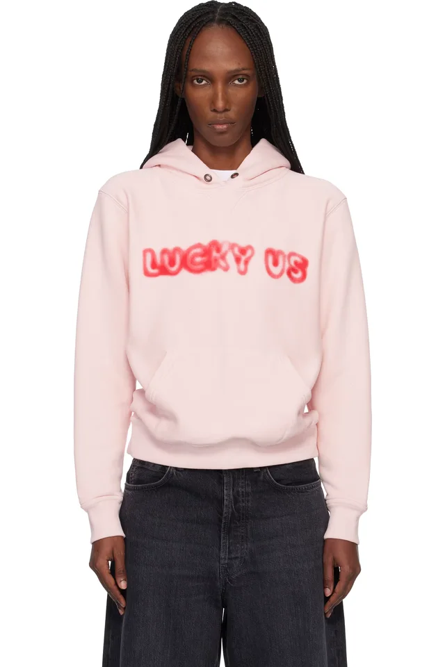Pink Kenzo Paris 'KENZO Words' Hoodie, image 1 of 1 from SSENSE