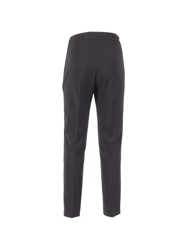 Elisabetta Franchi letter-detail trousers, photo 2 of 2 from FARFETCH