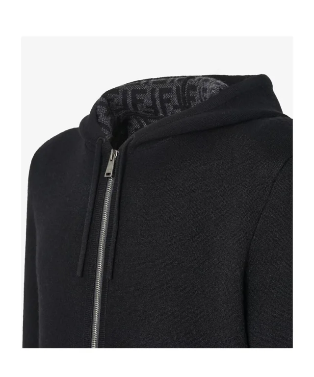 Fendi Black FF Zucca cashmere sweatshirt, image 1 of 1 from SENSER