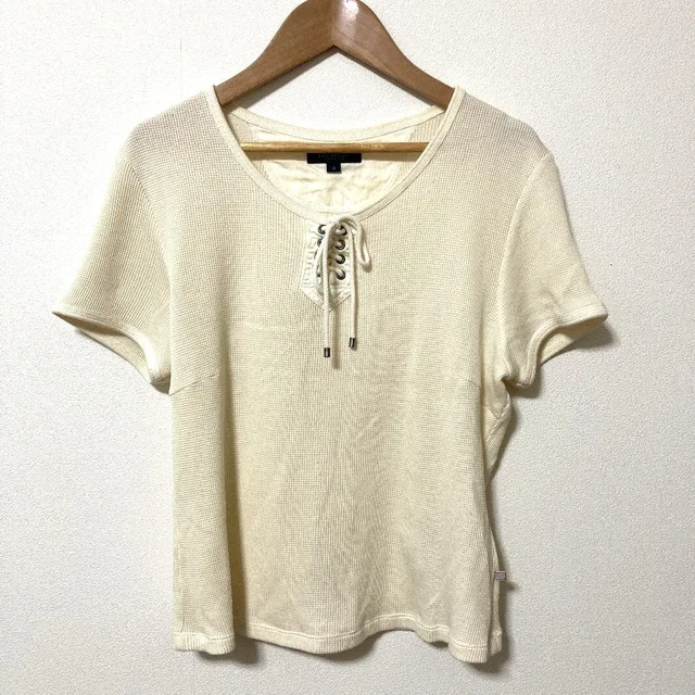 Burberry London Lace Up Short Sleeve Top from LuxUness