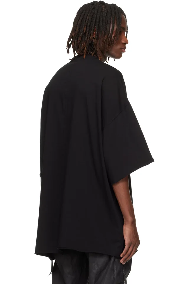 Rick Owens DRKSHDW Black Temple Tommy T-shirt, photo 3 of 4 from SSENSE
