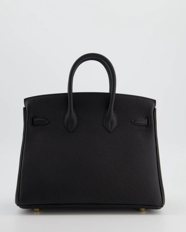 Hermès Birkin 25 Retourne Bag in Black Togo leather from Sellier, photo 6 of 23