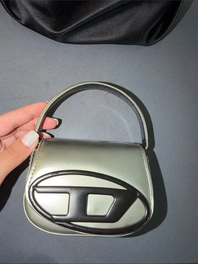 Diesel Metallic Light Green Mini Top-Handle With Crossbody in green|black from Poshmark