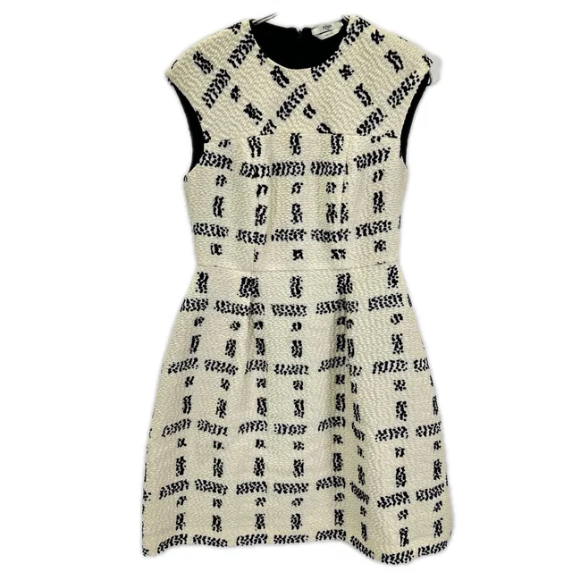 Fendi Wool Sleeveless Dress 40 in Wool from The Reluxe