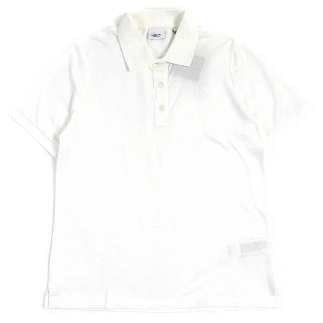 Burberry TB logo embroidery Cotton Polo Shirt from LuxUness