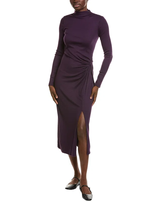 Michael Stars Tish Mock Neck Midi Dress, image 1 of 1 from Rue La La