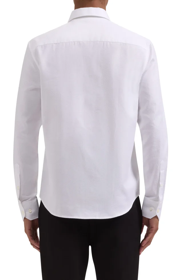 Bugatchi Alvin Shaped Fit Mini Check Button-Up Shirt, photo 2 of 4 from Nordstrom Rack