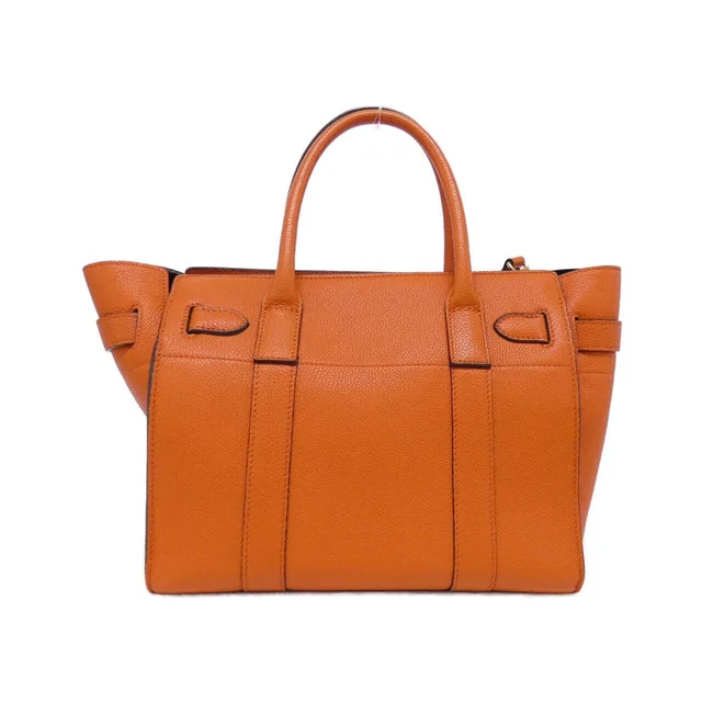 Mulberry Small Zipped Bayswater HH4406 205 Bag in N633/BRIGHT ORANGE / GOLD hardware leather from KOMEHYO, photo 2 of 2