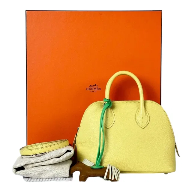 Hermès Mini Lemocello Bolide bag - Full Set - W Stamp from Luxury Promise