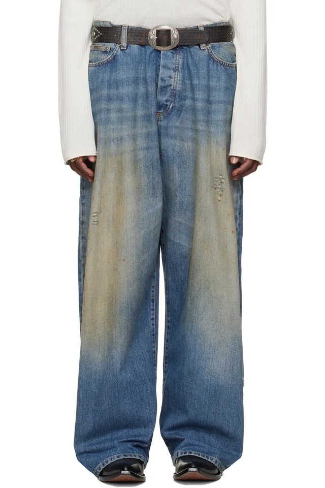 424 Blue 'Big Daddy' Jeans, image 1 of 1 from SSENSE