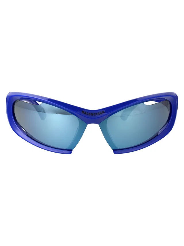 Balenciaga Bb0318s Layered Acetate Sunglasses — Blue in Blue from HEWI