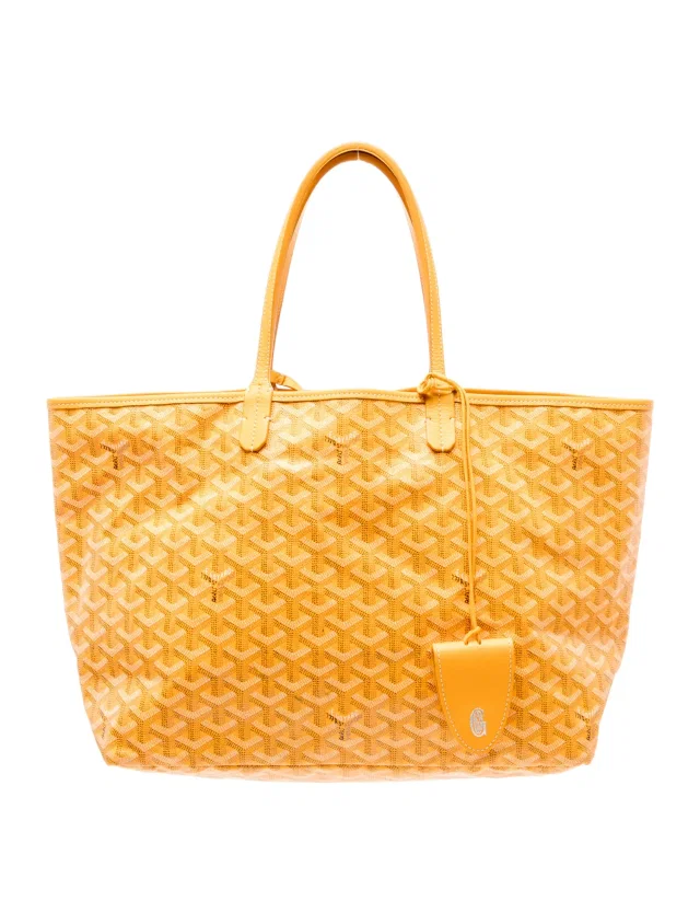 Goyard Goyardine Tote PM w/ Tags in orange Canvas from The RealReal