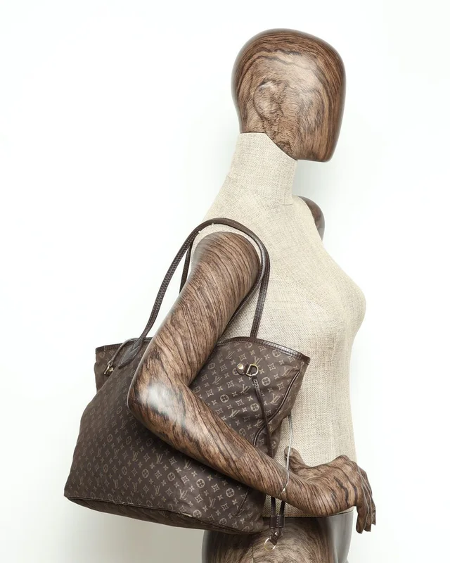 Louis Vuitton Neverfull Idylle Monogram Mini Lin MM Tote Bag in Coated canvas from A Retro Tale, photo 9 of 9
