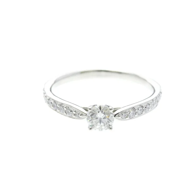 Tiffany & Co. Harmony Diamond Ring 0.32 ct Platinum Polished in Silver Platinum from Elady