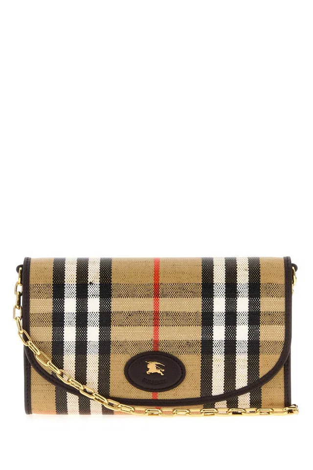 Burberry Highlands Wallet — Beige in Beige Canvas from HEWI