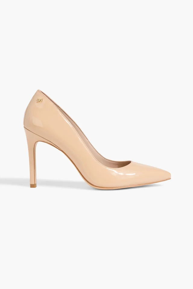 Stuart Weitzman Leigh 95 patent-leather pumps, photo 5 of 8 from THE OUTNET